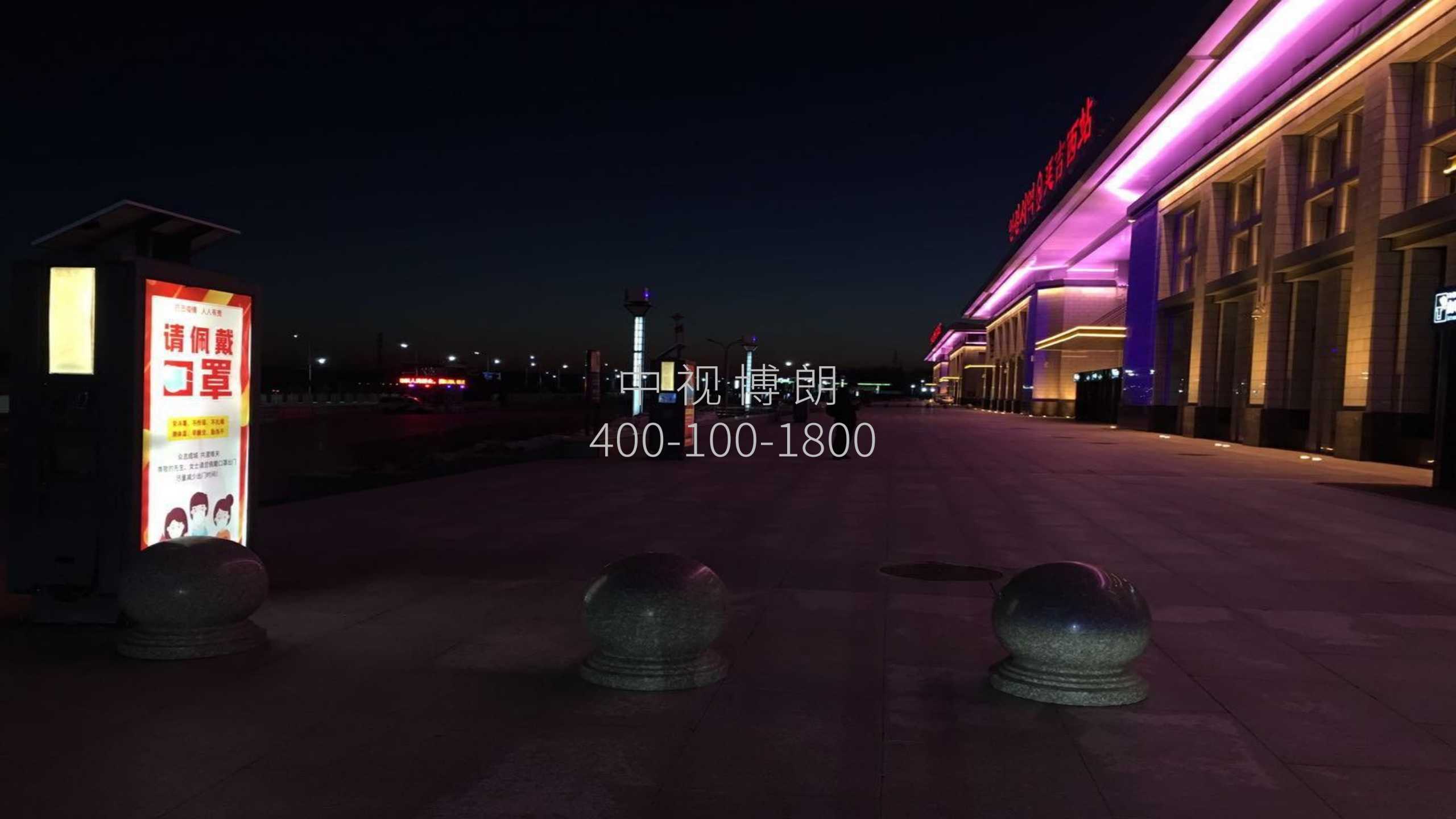 延吉西站广告-西站广场果皮箱点位图